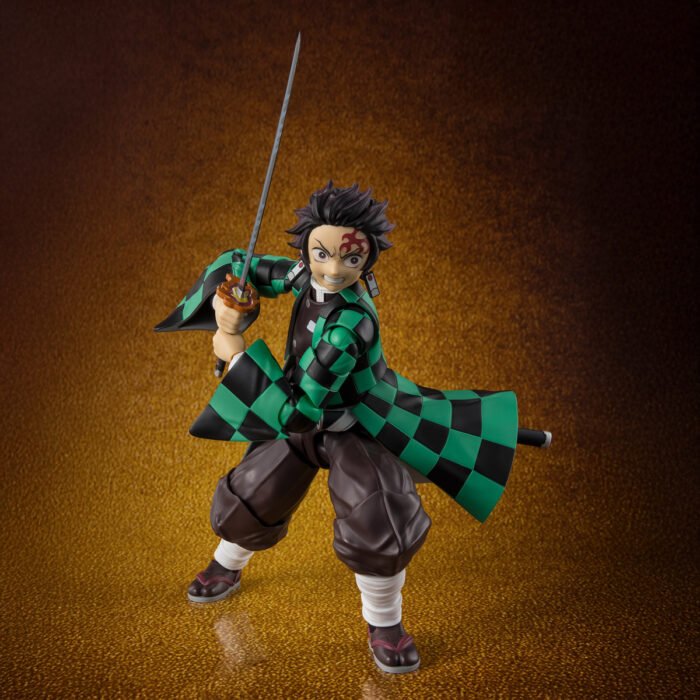 TANJIRO KAMADO BATTLE IN THE INFINITY CASTLE VERSION FIGURA 14 CM DEMON SLAYER S.H. FIGUARTS - Imagen 1