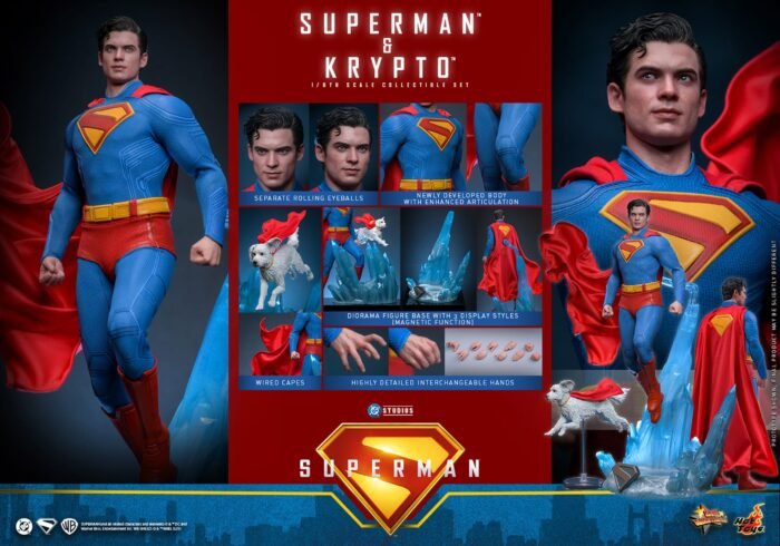 Superman  y Kripto (2025) 1/6 Hot Toys - Imagen 10