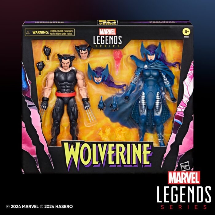 WOLVERINE Y LADY PSYLOCKE MARVEL LEGENDS - Imagen 1