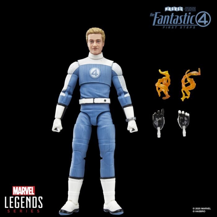 JOHNNY STORM FIGURA 15 CM THE FANTASTIC 4: FIRST STEPS MARVEL LEGENDS SERIES - Imagen 1