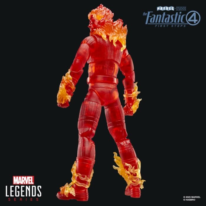 HUMAN TORCH FIGURA 15 CM THE FANTASTIC 4: FIRST STEPS MARVEL LEGENDS SERIES - Imagen 3