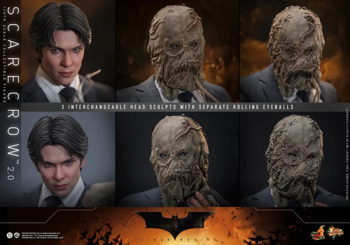 Batman Begins Figura Movie Masterpiece 1/6 Scarecrow 2.0 30 cm - Imagen 13