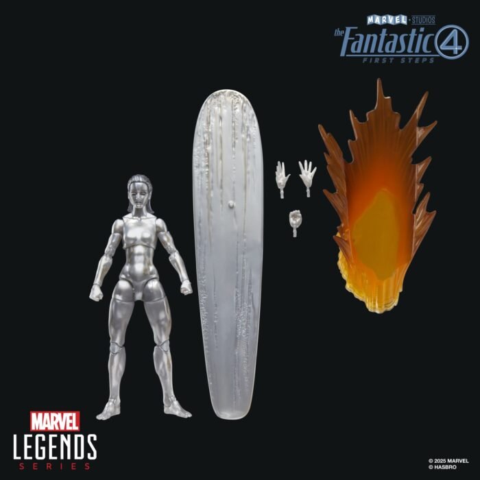 SILVER SURFER FIGURA 15 CM THE FANTASTIC 4: FIRST STEPS MARVEL LEGENDS SERIES - Imagen 1